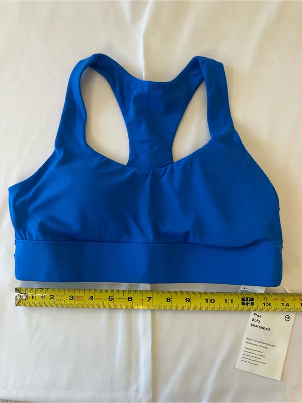 Women's Racerback Sports Bra — Royal Blue - Image 5