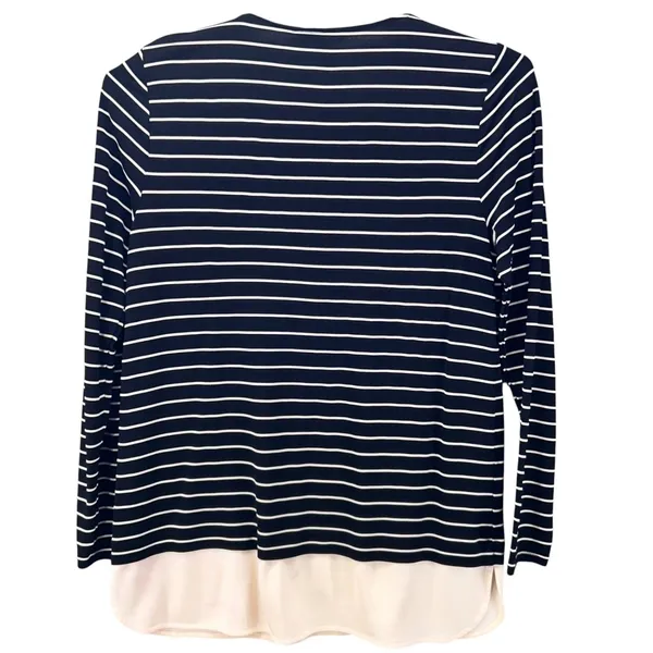 Lauren‎ Ralph Lauren Striped Top Black Large - Image 2