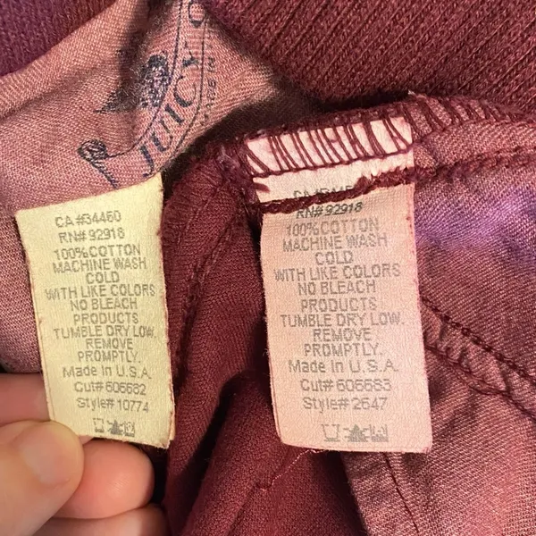 Vintage Juicy Couture Velour Tracksuit 2-piece set - Image 14