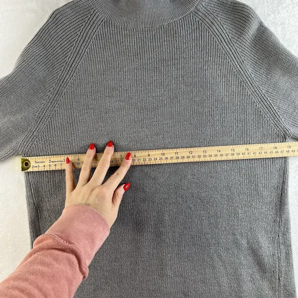 Lululemon‎ Size 4 Merino Wool Blend Knit Dress Heathered Gull Grey Knit Women’s - Image 9