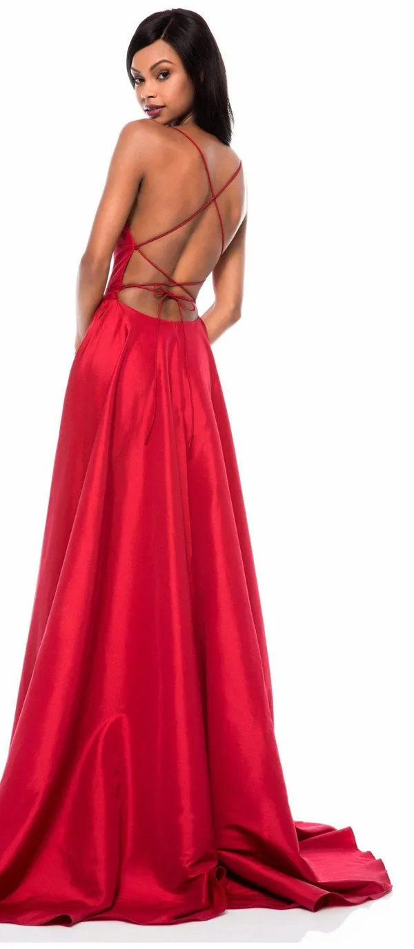 Sherri Hill Red Prom Dress / Ball Gown - Image 2