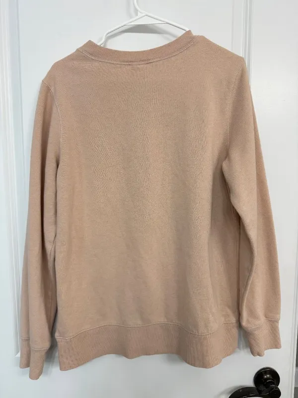 The North Face Tan Fleece Crewneck Pullover Women’s M - Image 6