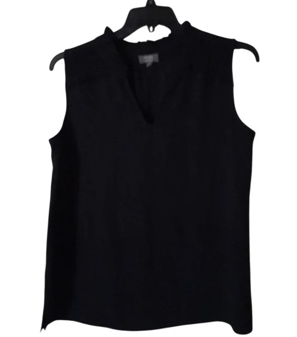 Ninety Clothing Co Sleeveless Black Blouse Size Medium - Image 2