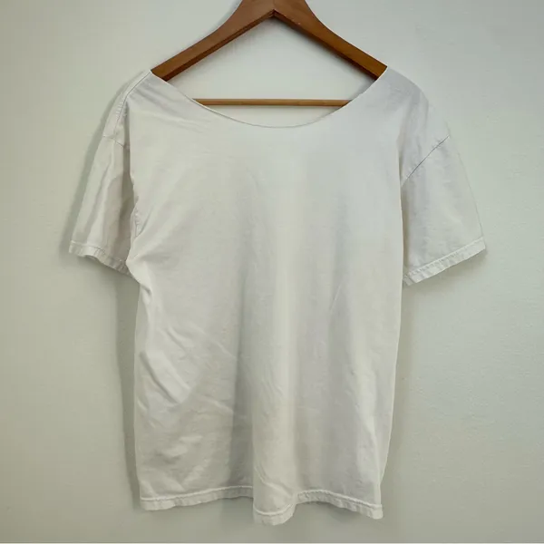 Avocado Graphic Pocket Off the Shoulder Tee White Size M - Image 5