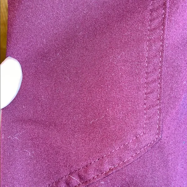 FIGS High Waisted Zamora Jogger Scrub Pants burgundy size large nurse scrubs pant - Image 5