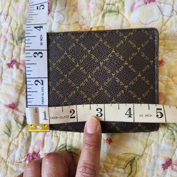 La Tour Eiffel Brown Patterned Wallet - Image 4