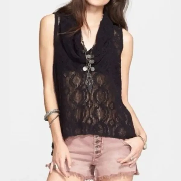 ✨Free People 'Just like that' cowl neck top✨ - Image 2