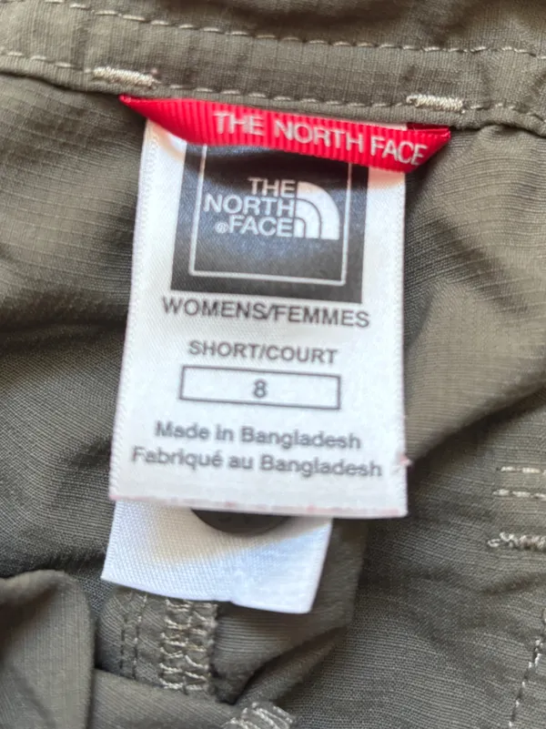 The North Face Womens Green Roll Up Hiking Cargo Pants Size 8 Nylon‎ Gorpcore - Image 9