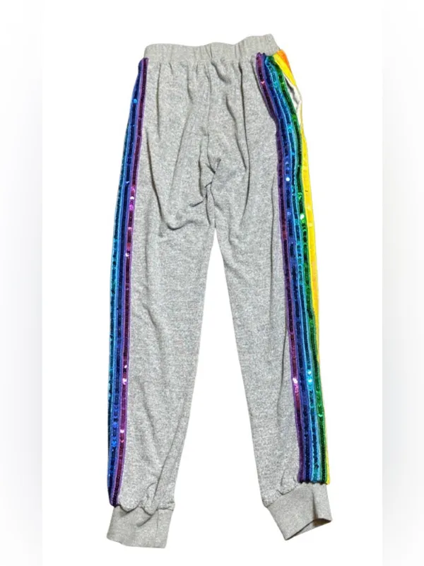 Lola + The Boys Rainbow Sequin Tracksuit Set Women’s Small - Image 11