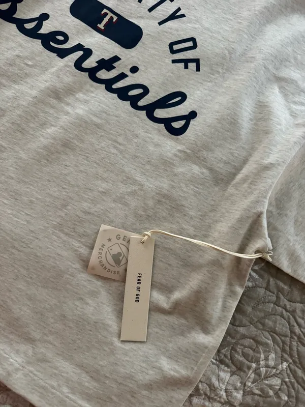 Fear of God Essentials Rangers Merch Tee - Image 9