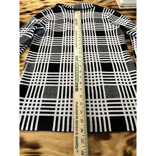Sioni Anthropologie Size XS Long Sleeve Button Front Cardigan 2 Pockets‎ Classic - Image 6