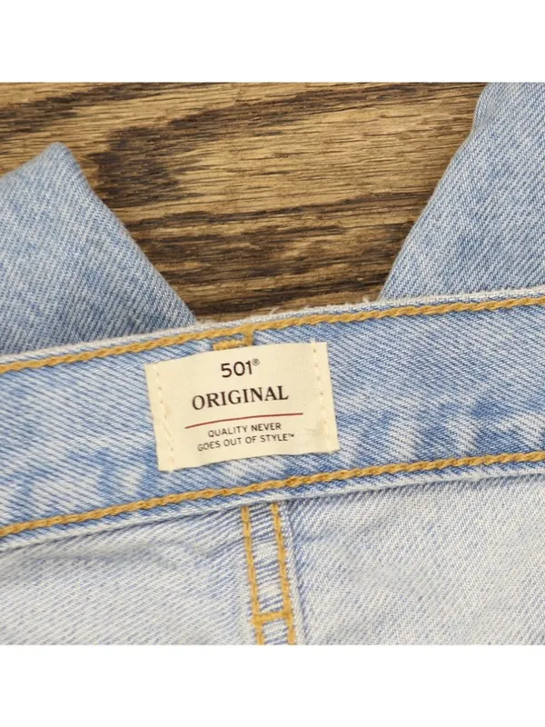 NEW Levi's Womens Original 501 Button Fly Jeans 94417272 County Fair Blue 30 - Image 6