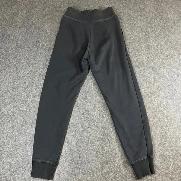 Nike Womens Sportswear Fleece‎ Joggers Black Sweatpants Small Drawstring Swoosh - Image 9