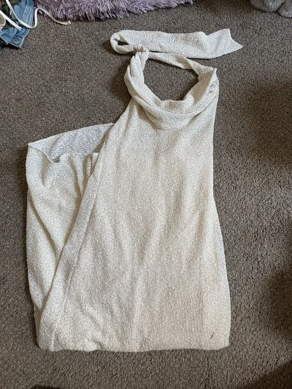 ZARA Metallic Knit Dress - Image 2