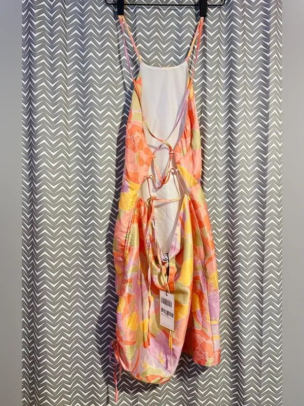 NWT Runaway The Label | Tammy Mini Dress in Sage Floral, Large. - Image 5