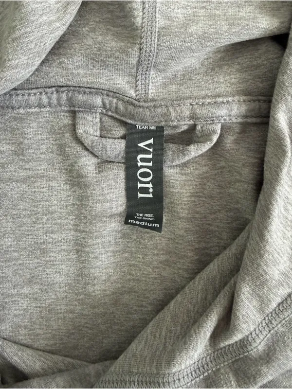Vuori‎ Halo Essential Hoodie Pale Heather Camo Sweatshirt - Image 6