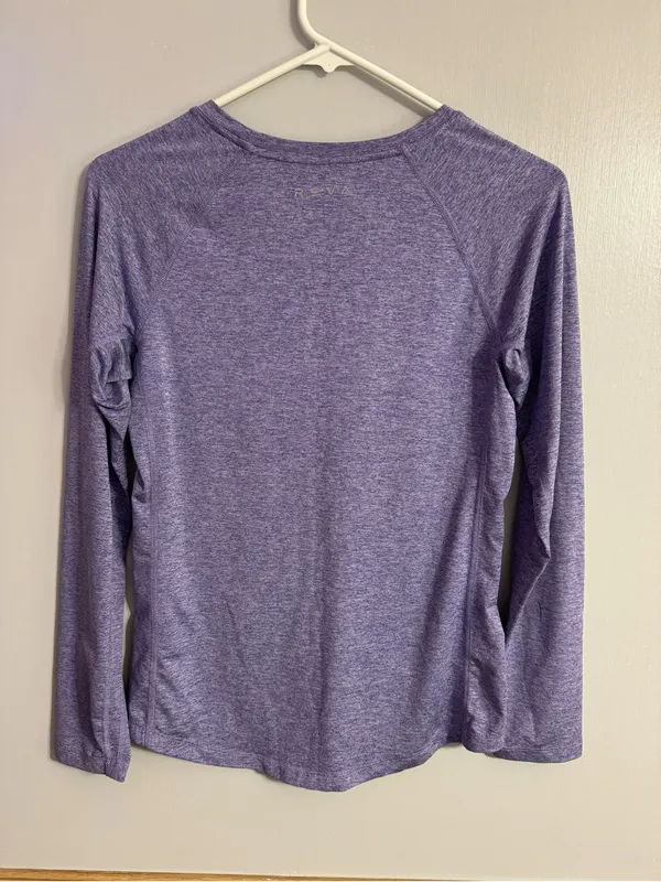 REVA Columbia Lavender Long Sleeve Shirt Size Medium - Image 2