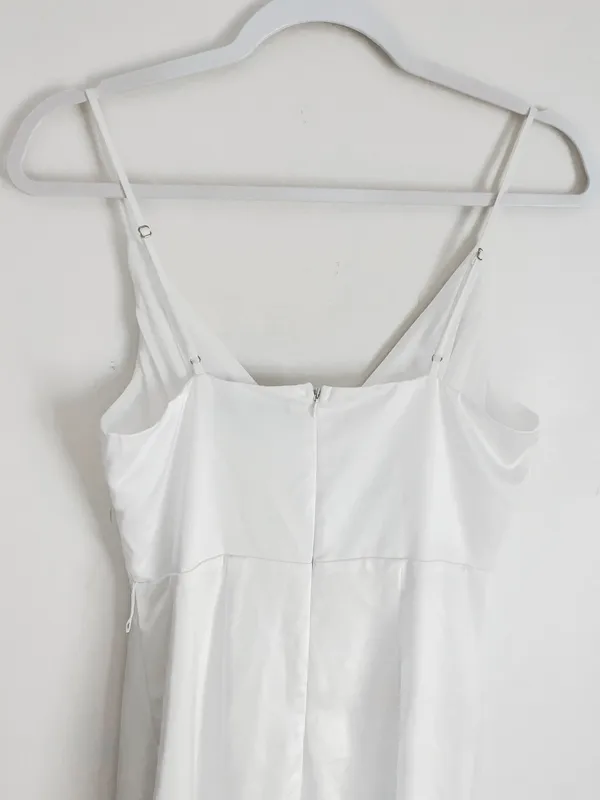 White Midi Dress - Image 5