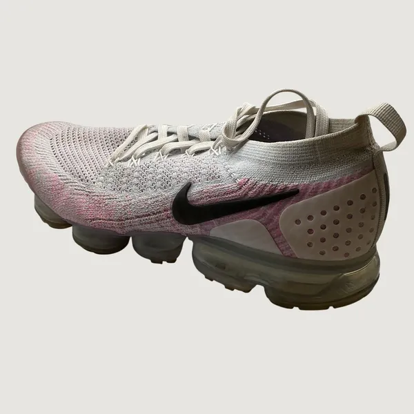 Nike Air VaporMax Flyknit 2 White Rust Pink Running Shoes 942842-102 Womens 10.5 - Image 2