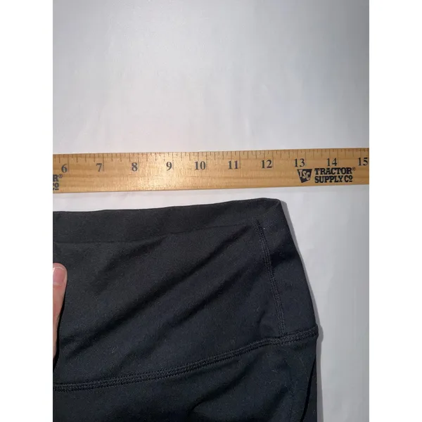 90 Degree by Reflex Flare Pants Womens L Black Chelsea Side Slit 7/8‎ Yoga - Image 5