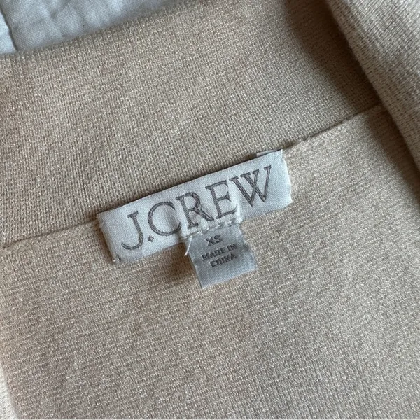 J.Crew Tipped Sweater Blazer Ivory White XS Button Cardigan Sweater - Image 6