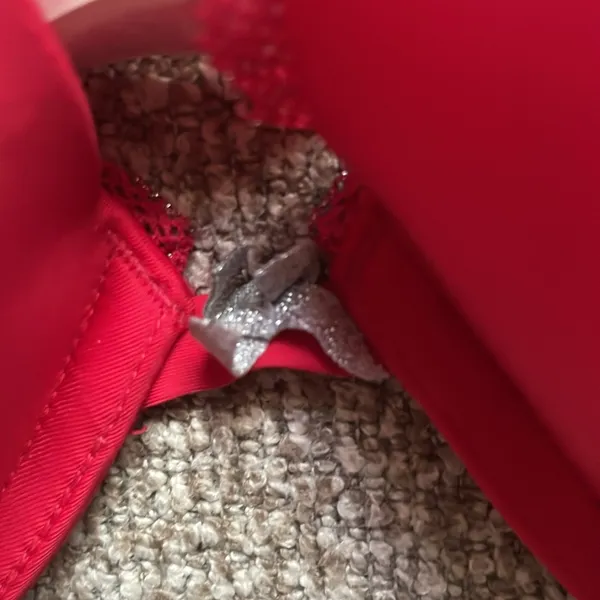 Victoria's Secret Red Lace Push Up Bra 34C - Image 2