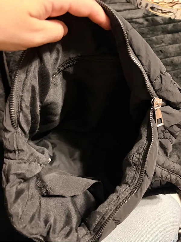 Quilted Black Women’s Tote Bag - Everyday Puffer Style - Image 7