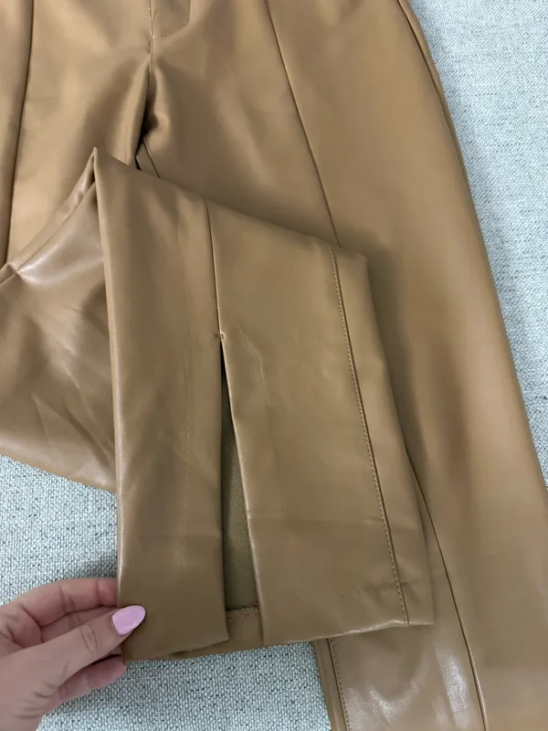 Abercrombie & Fitch Faux Leather Pants - Image 2