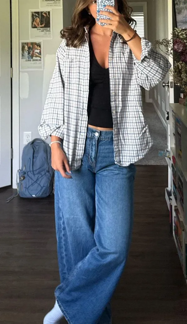 Flannel Blue Size M - Image 2
