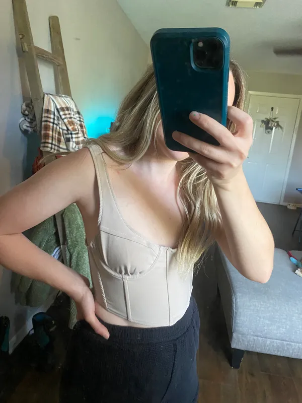Corset Top Tan - Image 4