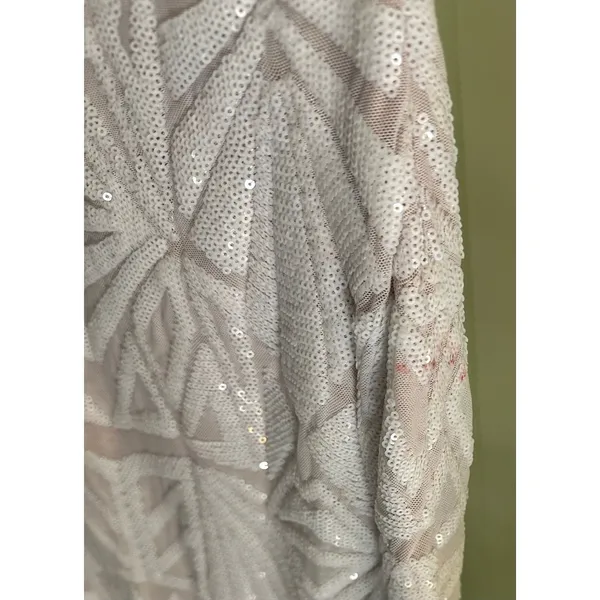 BN31. Dress the population -Emery Long Sleeve Sequin Cocktail Dress - Image 3