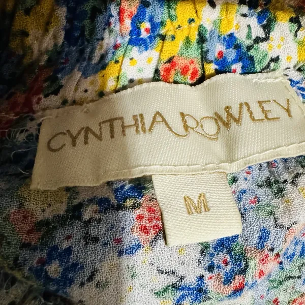 Cynthia Rowley Vintage‎ Floral Cottagecore Bohemian Layered High Waist Skirt M - Image 11