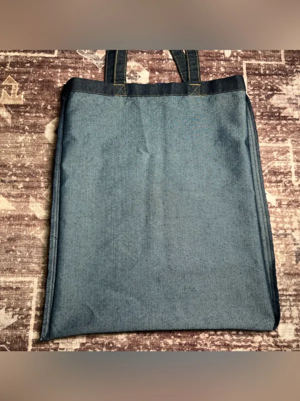 Brown Butter Cookie Company California Unisex Casual Streetwear Denim Tote Bag - Image 15