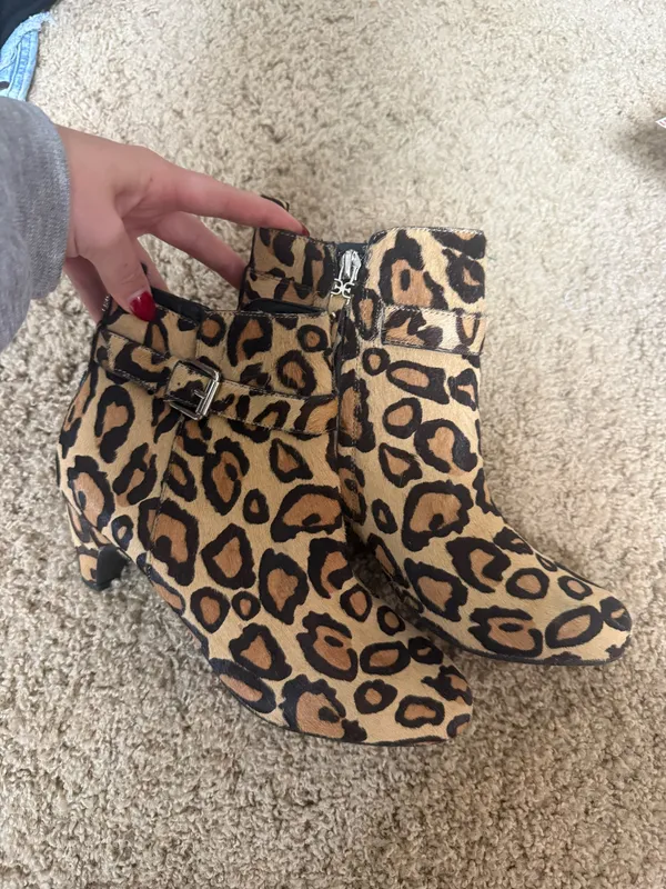 Sam Edelman cheetah print booties - Image 2
