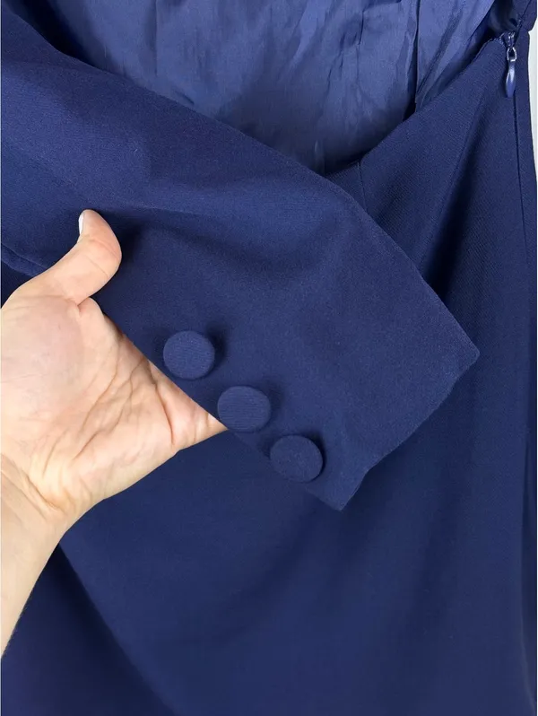 Superdown Kendra Cut Out Blazer Mini Dress Navy Blue Long Sleeve Size S Revolve - Image 7