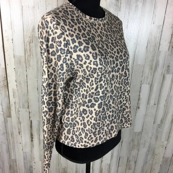 BP Cozy Thermal Top Cheetah Animal Long Sleeve XL v6x - Image 3