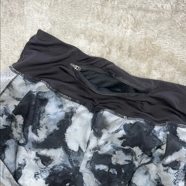 Champion‎ Black and Gray Athletic Shorts with Camo Pattern - Image 6