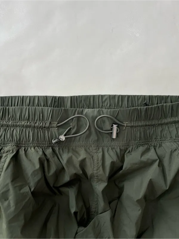YPB Your Personal Best Crinkle Nylon Parachute Jogger in Desert Olive Green M - Image 5