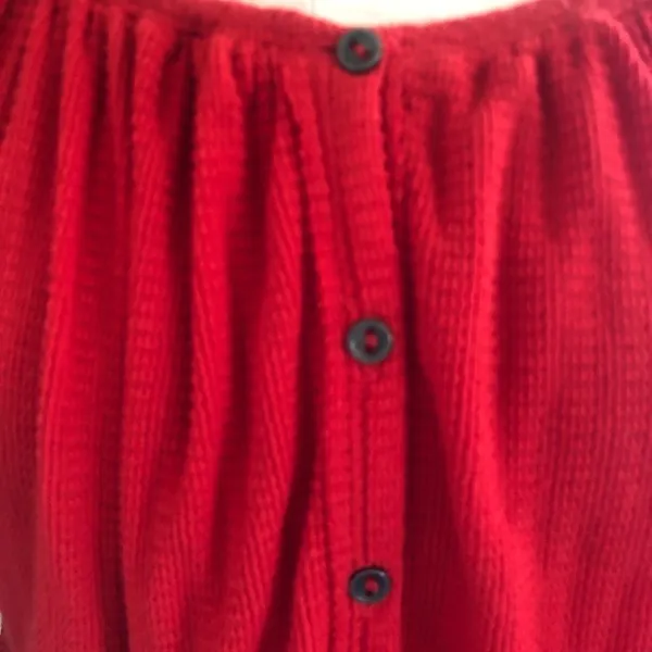 Free people red off the shoulder top size Small - Image 8