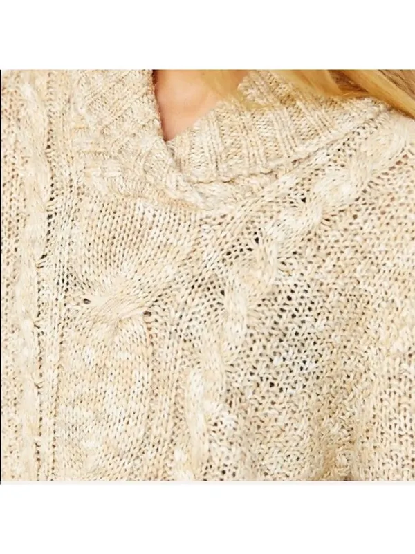 URBAN Outfitters BDG chunky fisherman’s cabled sweater size large - Image 3