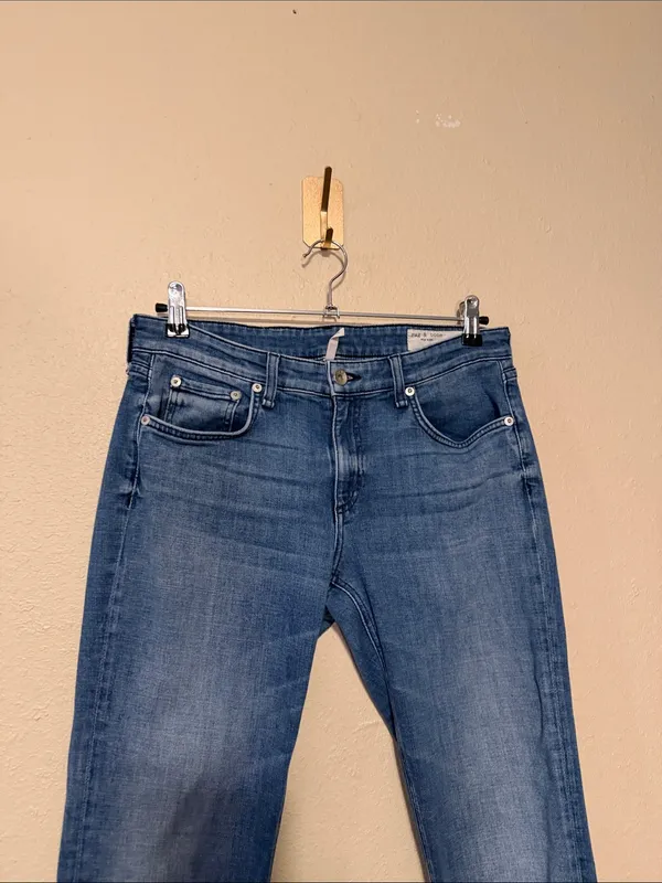 Rag & Bone Dre Low-Rise Slim Boyfriend Jeans Size 27 - Image 4
