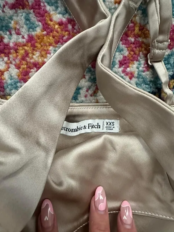 Abercrombie Satin Corset Top - Image 3