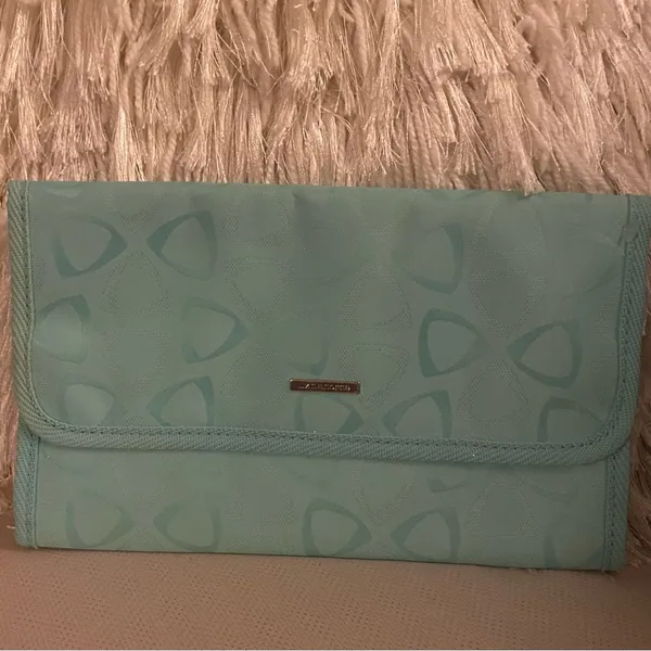 Liz Claiborne Fold Away Cosmetic Makeup Travel Case Bag Clutch Waterproof Case - Image 2