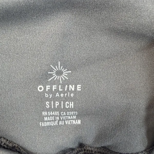 OFFLINE by Aerie Size Small Activewear Skort Black White Gray Pattern High Rise - Image 2