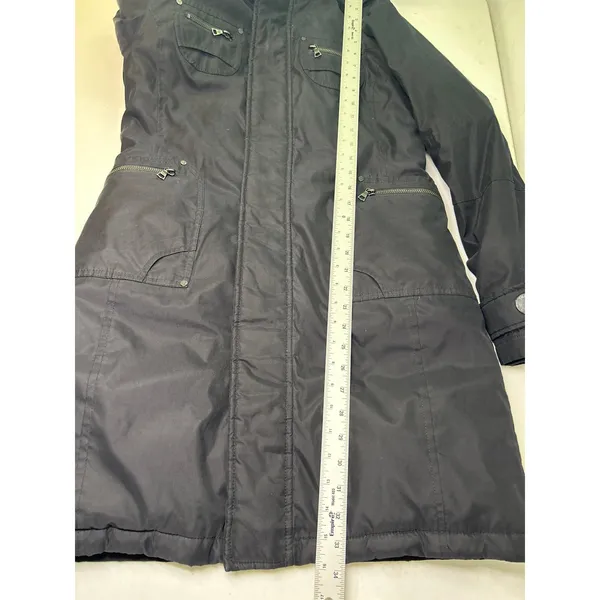 Aritzia TNA Women's Black Verbier Detachable Hooded Winter Parka Coat. Size S - Image 8