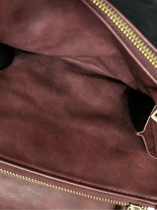 Lucky Brand Women's Envelope Crossbody Bag in Burgundy - Image 6