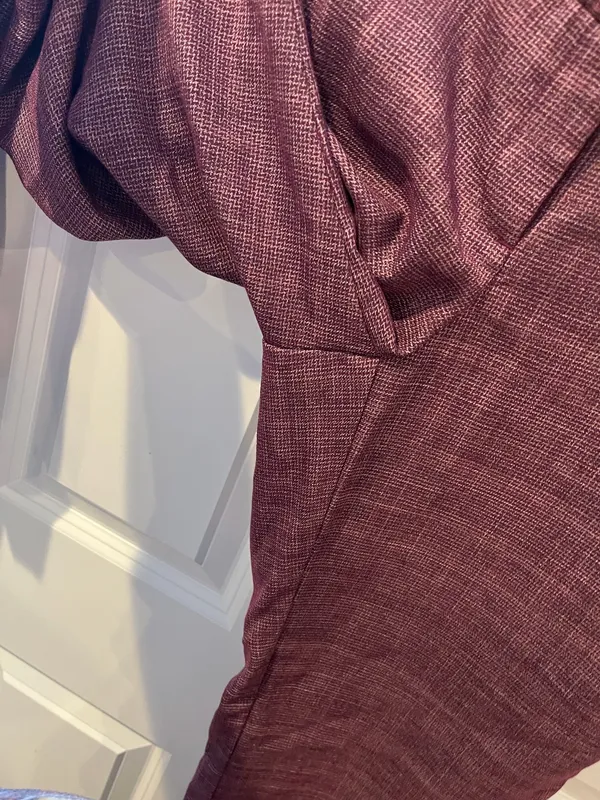 7th Avenue New York & Company Suiting Collection Burgundy Dress Pants Size 6 - Image 4