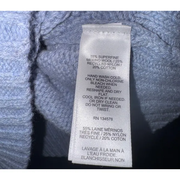 Vineyard Vines Fair Isle Merino‎ Wool Blend Mock Neck Sweater Women's Small Cozy - Image 8
