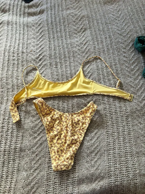 Yellow Floral Bikini From PAC Sun - Image 5