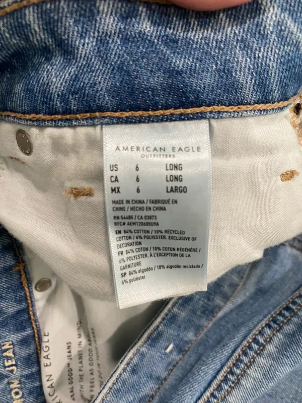 American Eagle Outfitters Ripped Mom Jean - Image 5